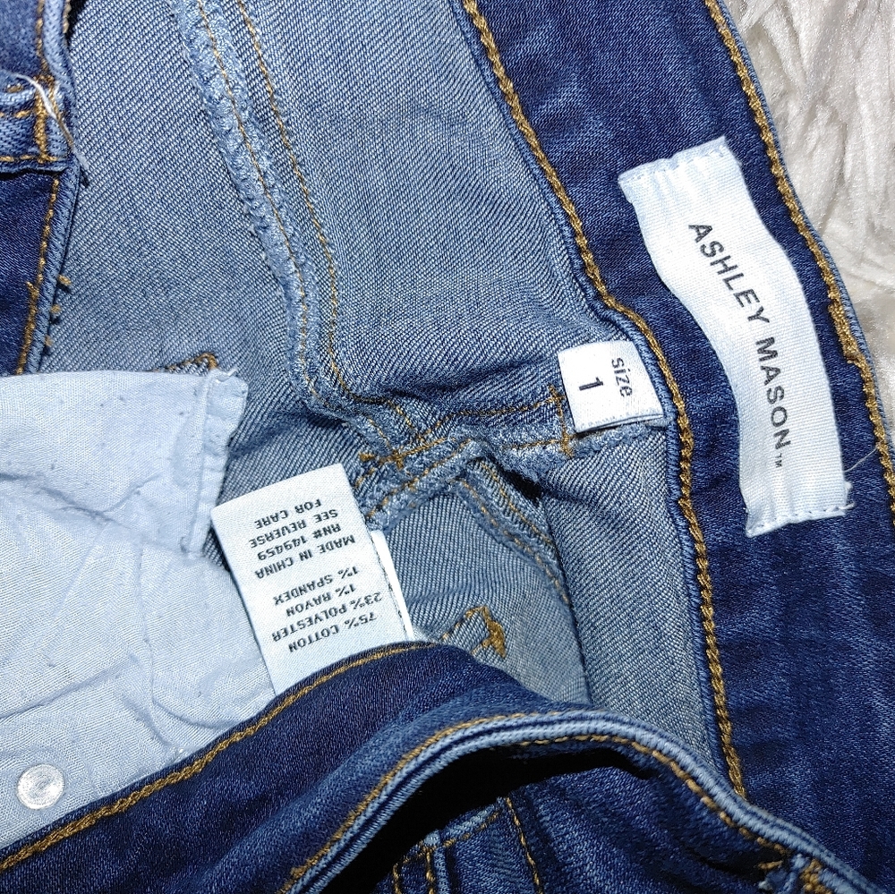 Ashley Mason,  Jean, 1, Blue